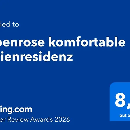 Alpenrose Komfortable Ferienresidenz Apartamento